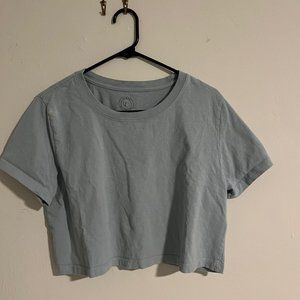Blue Crop Top